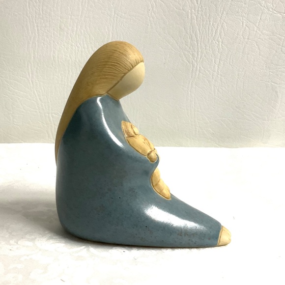 Jack Black Native American Figurine  Mother with a Child - Picture 2 of 4